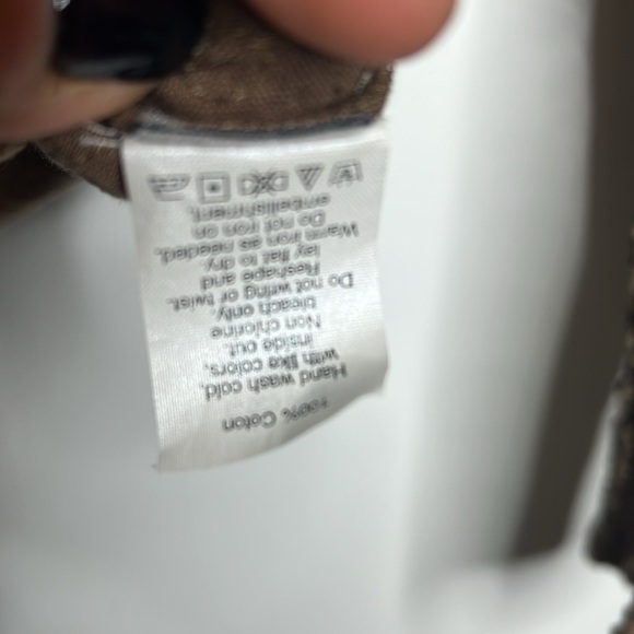 J.Crew Sz XS Bronze Copper 100% Cotton Long Sleeve Boatneck Tunic Top - Picture 6 of 6